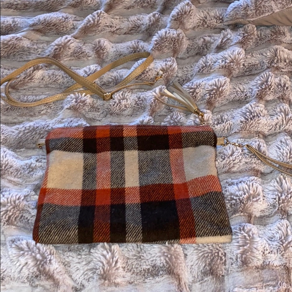 Wristlet with shoulder strap